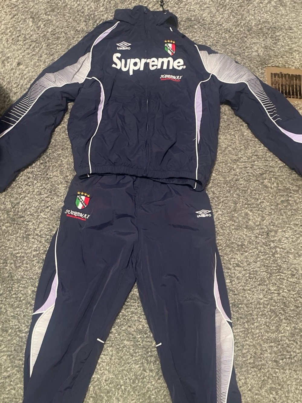 Supreme x Umbro Navy Tracksuit Pajama Set
